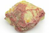 Orange Orpiment and Red Realgar Crystals - Russia #220285-2